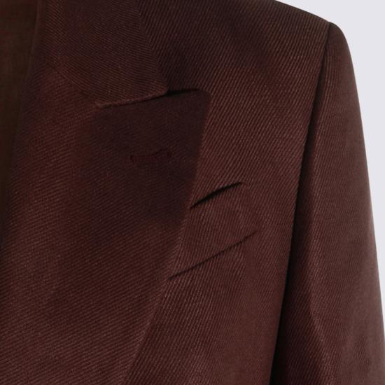 26SS 브루넬로 쿠치넬리 수트 자켓 MH5277092 C9275 RHUBARB - BRUNELLO CUCINELLI