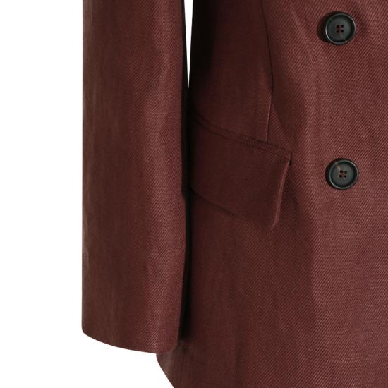 26SS 브루넬로 쿠치넬리 수트 자켓 MH5277092 C9275 RHUBARB - BRUNELLO CUCINELLI