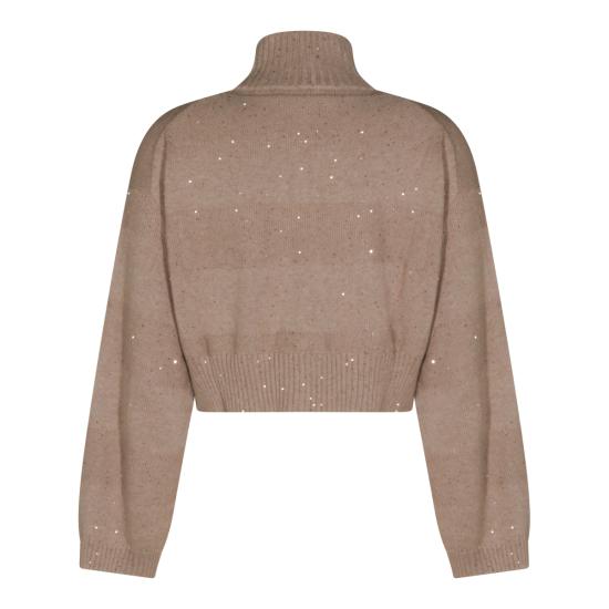 26SS 브루넬로 쿠치넬리 대즐링 스트라이프 가디건 MDV754806 C069 DESERTO - BRUNELLO CUCINELLI