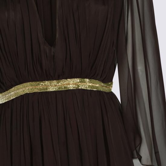 26SS 알베르타 페레티 롱 원피스 261MA0464 01151103 Marrone - ALBERTA FERRETTI