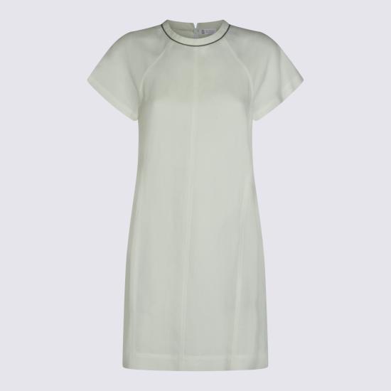 26SS 브루넬로 쿠치넬리 미디 원피스 MH126AFR72 C600 NATURALE - BRUNELLO CUCINELLI