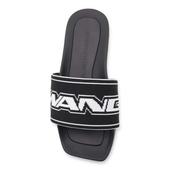 25FW 알렉산더 왕 뮬/슬리퍼 30325S002 001 BLACK - ALEXANDER WANG