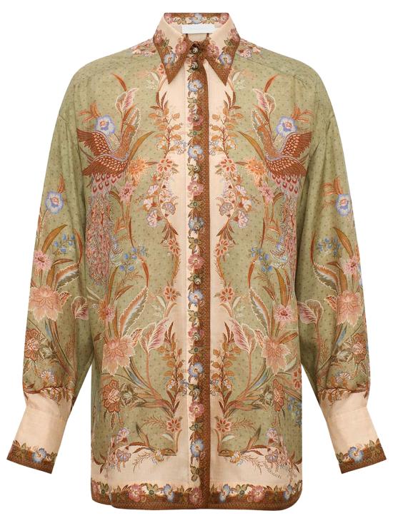 26FW 짐머만 블라우스 8686TSS262 KHSF KHAKI SCARF FLORAL