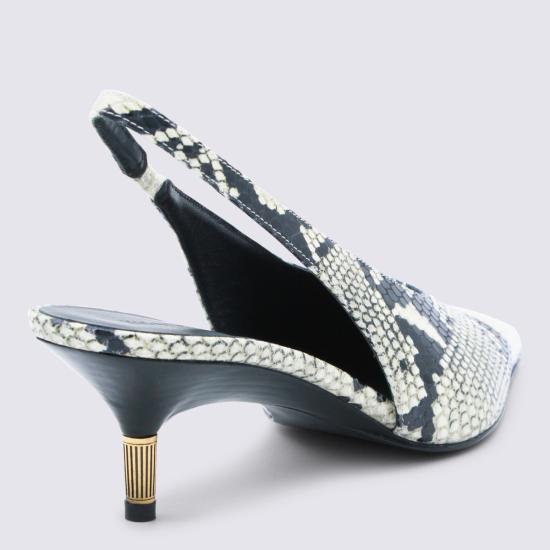 26SS 케이트 힐/펌프스 F2049 803121 BLACK WHITE - KHAITE