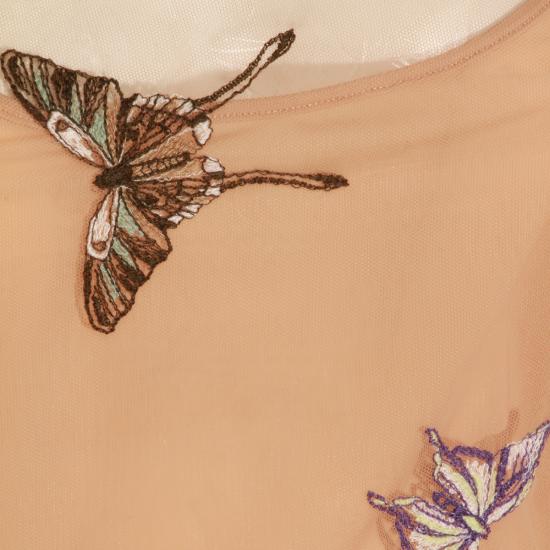 26SS 블루마린 긴팔 티셔츠 P644C262A F8209 CAMEL MULTI - BLUMARINE