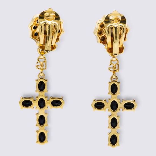 26SS 돌체앤가바나 이어링 WEQ4S3 W1111N0011 Nero oro - DOLCE & GABBANA