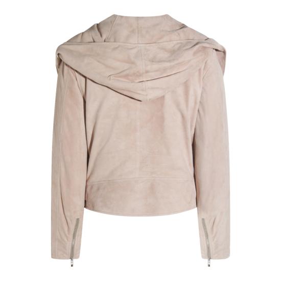 25FW 알라이아 가죽 자켓 AA9V0428L017B 120 BEIGE CLAIR - ALAIA