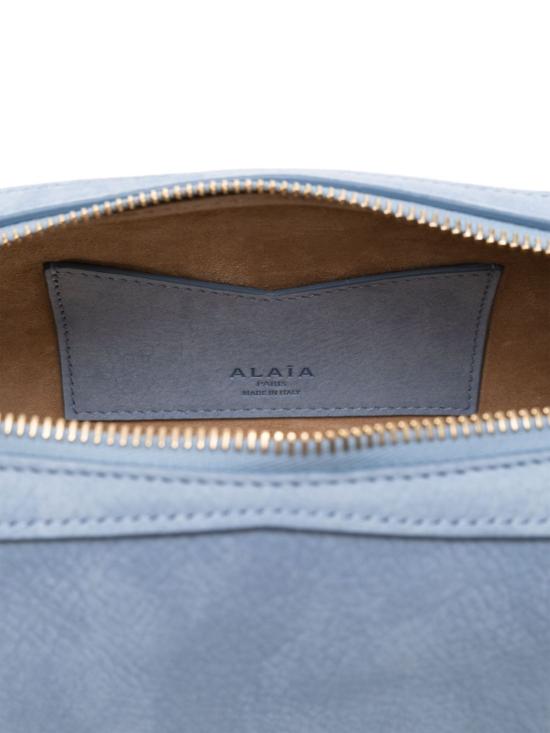 26FW 알라이아 르 테켈 미디움 레더 숄더백 AA1S06033CA214 596 NAVY - ALAIA