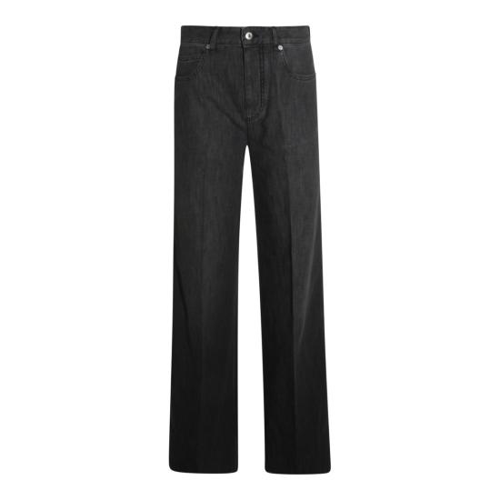 25FW 보테가베네타 스트레이트 팬츠 841027 V5SO01003 Washed Black