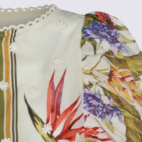 26SS 팜 리오 블라우스 359524 26100 TROPICAL SCARF SAND - FARM RIO