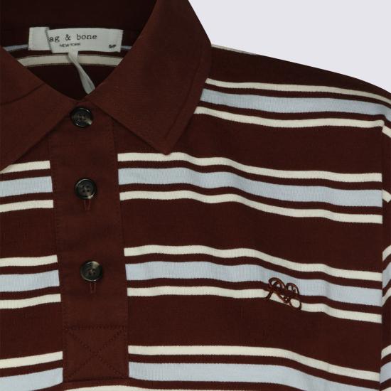 26SS 랙앤본 폴로 티셔츠 RE1D25FT3KW BRWMT Multi - RAG & BONE