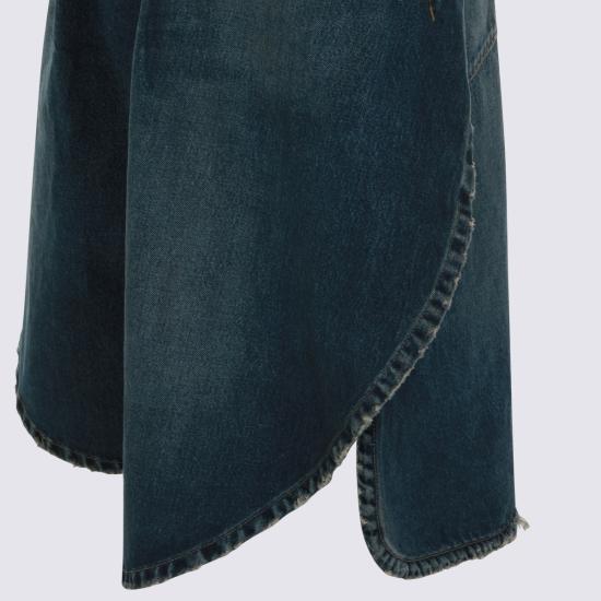 26SS 발렌시아가 데님 숏팬츠 872219 TRW614060 DARK Ocean - BALENCIAGA