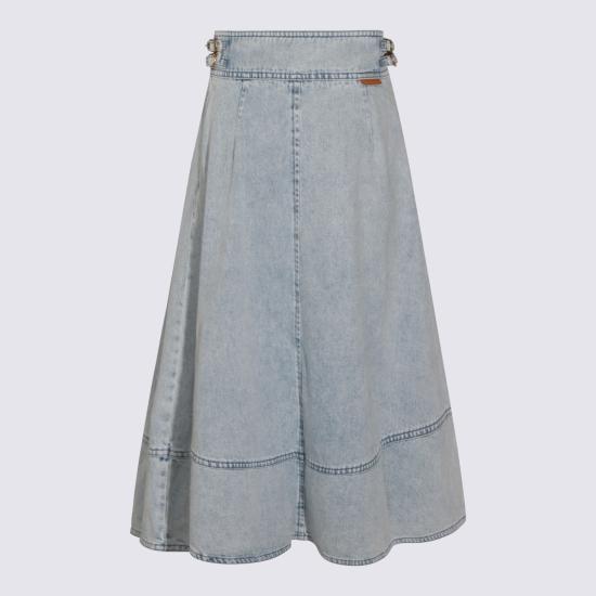 26SS 짐머만 데님 스커트 6382SC26R CSW CASTAWAY - ZIMMERMANN