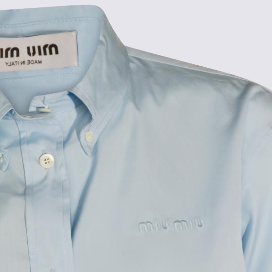 26SS 미우미우 셔츠 MK1693SOOO 19SEF0013 Azzurro - MIU MIU