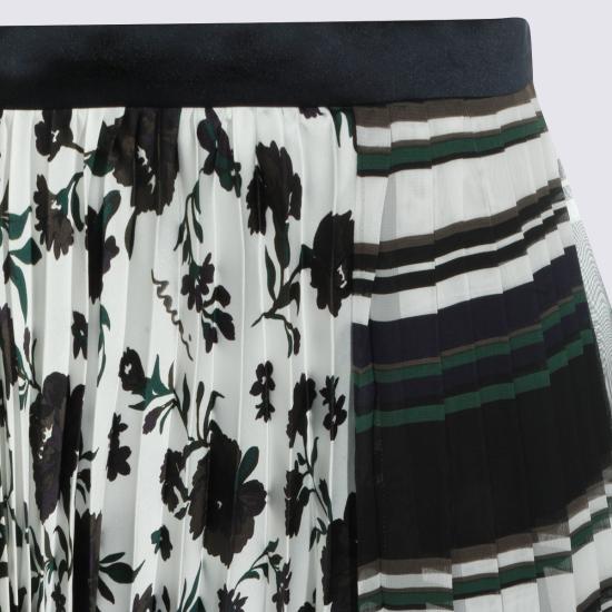 26SS 사카이 롱 스커트 2608531 120 WHITE MULTI - SACAI