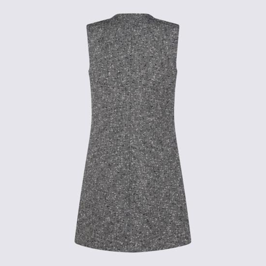 25FW 구찌 씨드 울 드레스 836891 ZAT2D9024 GREY - GUCCI