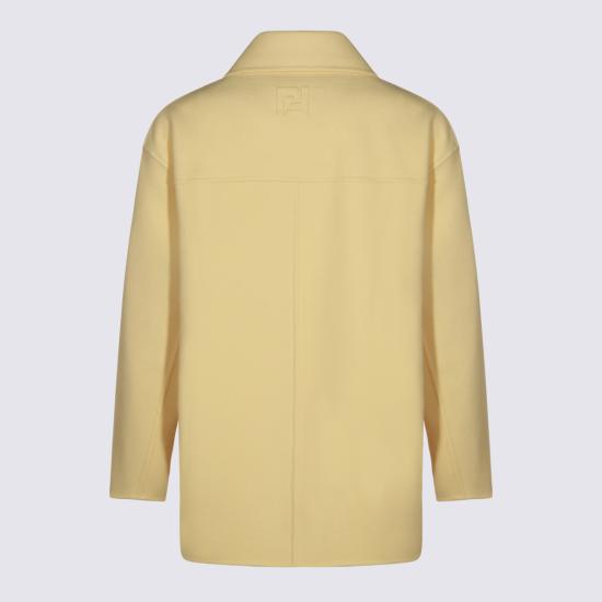 25FW 펜디 코트 FW1415 AOYAF0QJ6 YELLOW - FENDI
