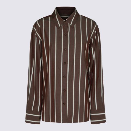26SS 랙앤본 셔츠 RA8L26SSMCO RSWST CREAM BROWN