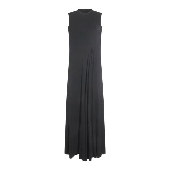 25FW 발렌시아가 롱 원피스 837118 TEV111000 BLACK