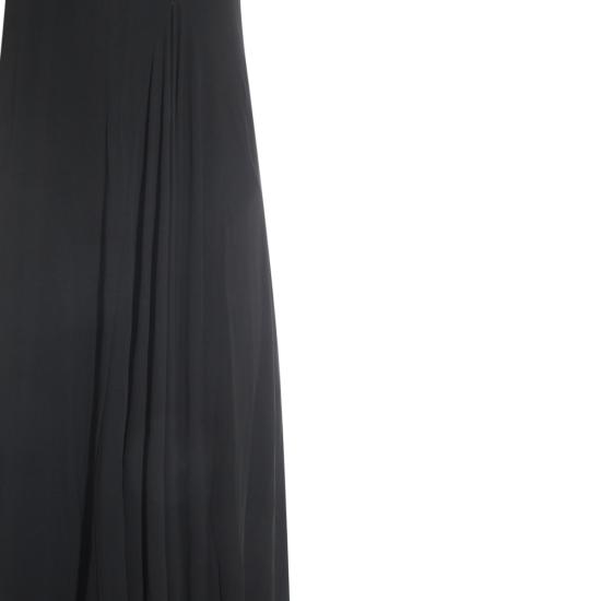 25FW 발렌시아가 롱 원피스 837118 TEV111000 BLACK - BALENCIAGA