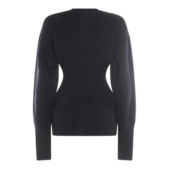 25FW 릭 오웬스 스웨터 RP02E4640 KWV09 BLACK - RICK OWENS