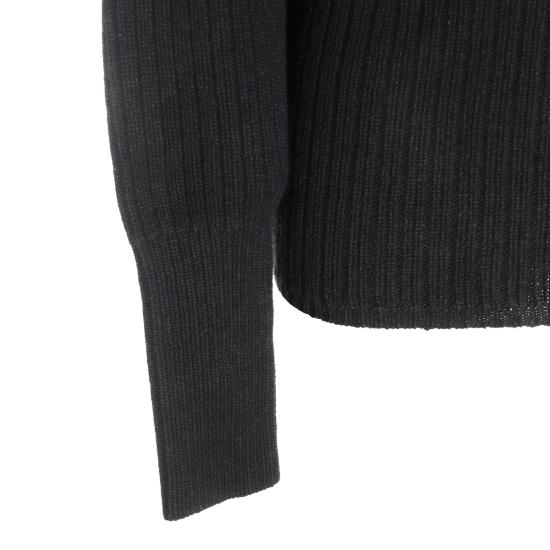 25FW 릭 오웬스 스웨터 RP02E4640 KWV09 BLACK - RICK OWENS