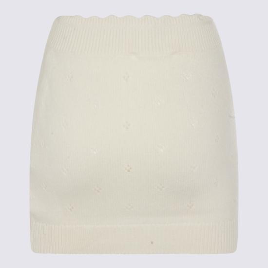 25FW 끌로에 미디 스커트 CH25WMJ06590 107 ICONIC MILK - CHLOE