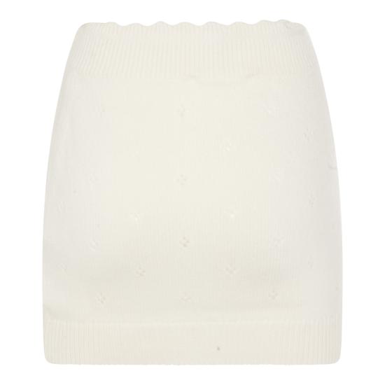 25FW 끌로에 미디 스커트 CH25WMJ06590 107 ICONIC MILK - CHLOE