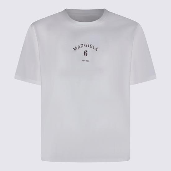 26SS MM6 메종마르지엘라 반팔 티셔츠 SH2GC0038 M20048101 White