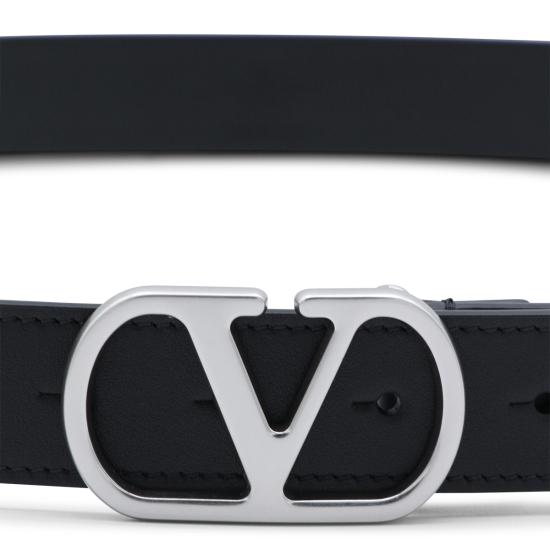 26SS 발렌티노 가라바니 가죽 벨트 8Y2T0SM3 UPC0NO BLACK SILVER - VALENTINO GARAVANI