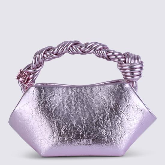 26SS 가니 메탈릭 미니 부백 B2100030 499 SILVER PINK - GANNI