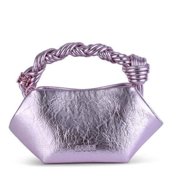 26SS 가니 메탈릭 미니 부백 B2100030 499 SILVER PINK - GANNI