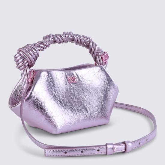 26SS 가니 메탈릭 미니 부백 B2100030 499 SILVER PINK - GANNI