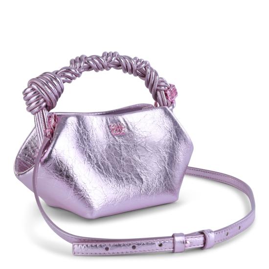 26SS 가니 메탈릭 미니 부백 B2100030 499 SILVER PINK - GANNI