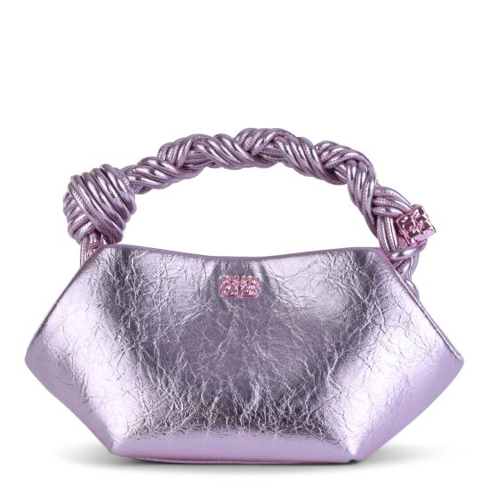 26SS 가니 메탈릭 미니 부백 B2100030 499 SILVER PINK