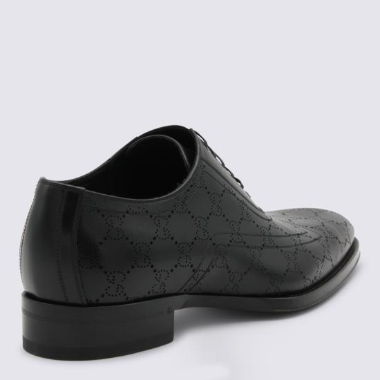 26SS 구찌 레이저 GG 레이스업 슈즈 863019 AAGBV1000 BLACK - GUCCI
