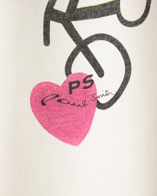  PS 바이 폴스미스 반팔 티셔츠 M2R 011R LP4256 BIANCO - PS BY PAUL SMITH