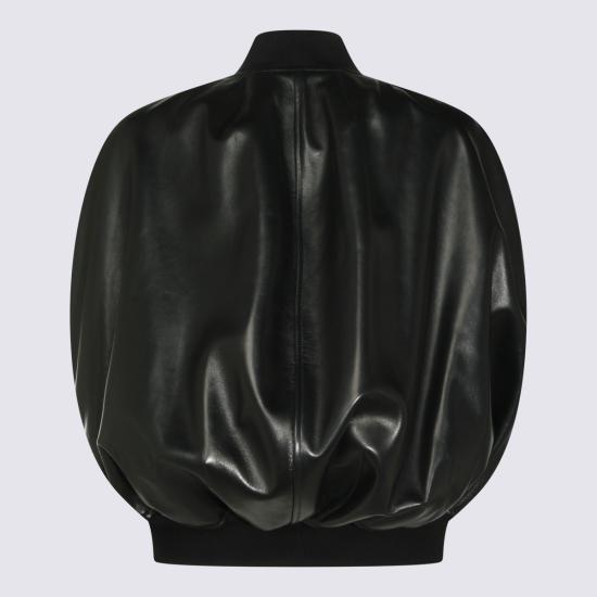 26SS 발렌시아가 가죽 자켓 872003 TUS111000 Black - BALENCIAGA