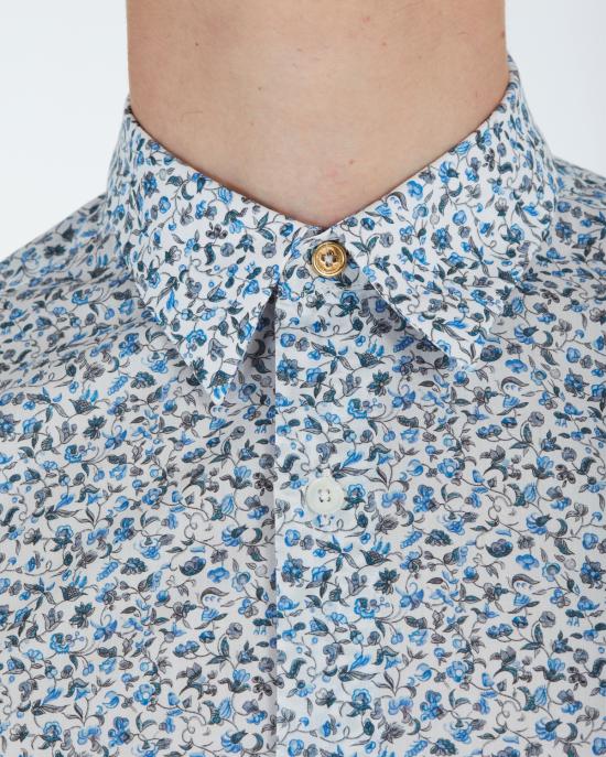  폴 스미스 긴팔 셔츠 M1R 006L N02386 40 AZZURRO - PAUL SMITH