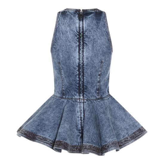 26SS 알라이아 데님 셔츠 AA9H1410T535C 524 BLEU NEIGE - ALAIA
