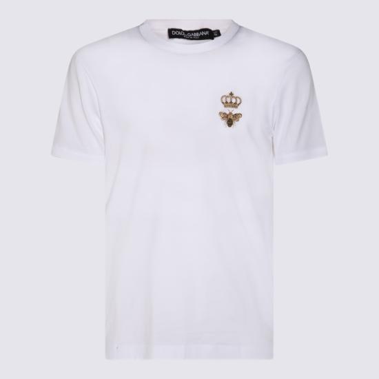 26SS 돌체앤가바나 반팔 티셔츠 G8PV1Z G7WUQW0800 White