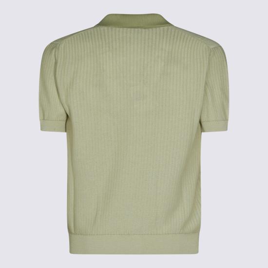 26SS 피아젠차 폴로 티셔츠 M1540022001 021300 Verde - PIACENZA 1733