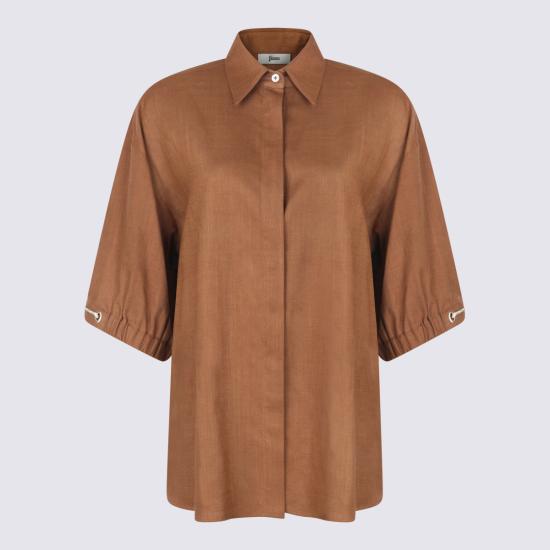 26SS 에르노 셔츠 CM000046D 126892240 Brown