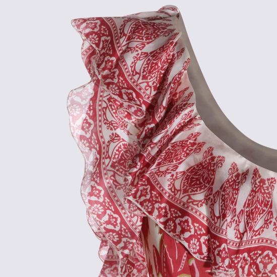 26SS 에트로 롱 원피스 WRHA0565 99SP1L7X0808 FUCSIA WHITE - ETRO