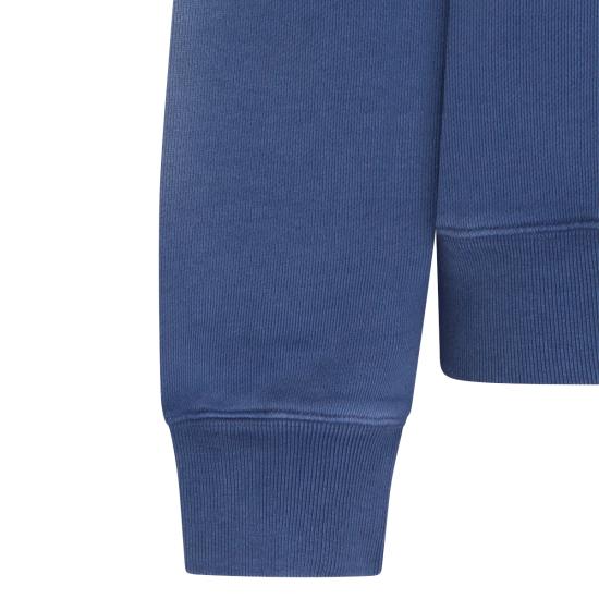 26SS 아크네 스튜디오 워시드 로고 스웨트셔츠 CI0216 BG3 NAVY - ACNE STUDIOS