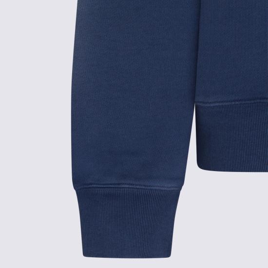 26SS 아크네 스튜디오 워시드 로고 스웨트셔츠 CI0216 BG3 NAVY - ACNE STUDIOS