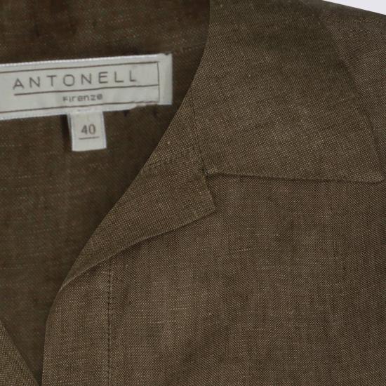 26SS 안토넬리 피렌체 셔츠 Q2714 528343 Khaki - ANTONELLI FIRENZE