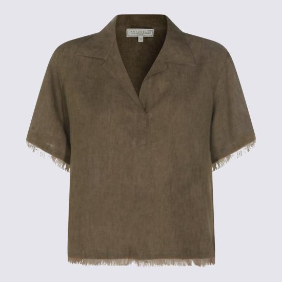 26SS 안토넬리 피렌체 셔츠 Q2714 528343 Khaki
