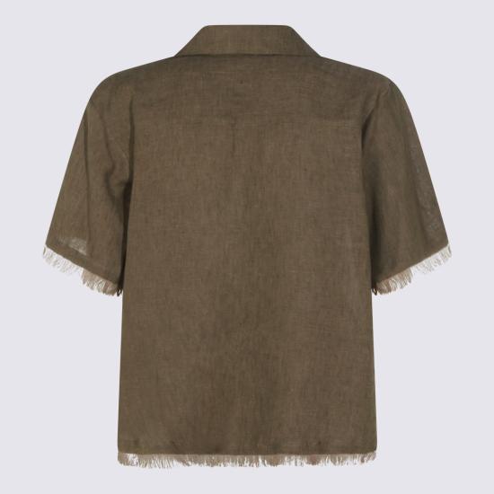 26SS 안토넬리 피렌체 셔츠 Q2714 528343 Khaki - ANTONELLI FIRENZE