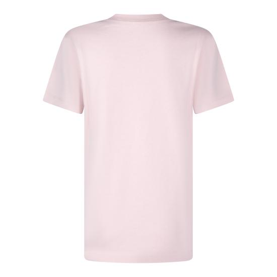26SS 몽클레어 자수 로고 코튼 티셔츠 L10938C00029 89AUO51E PINK - MONCLER